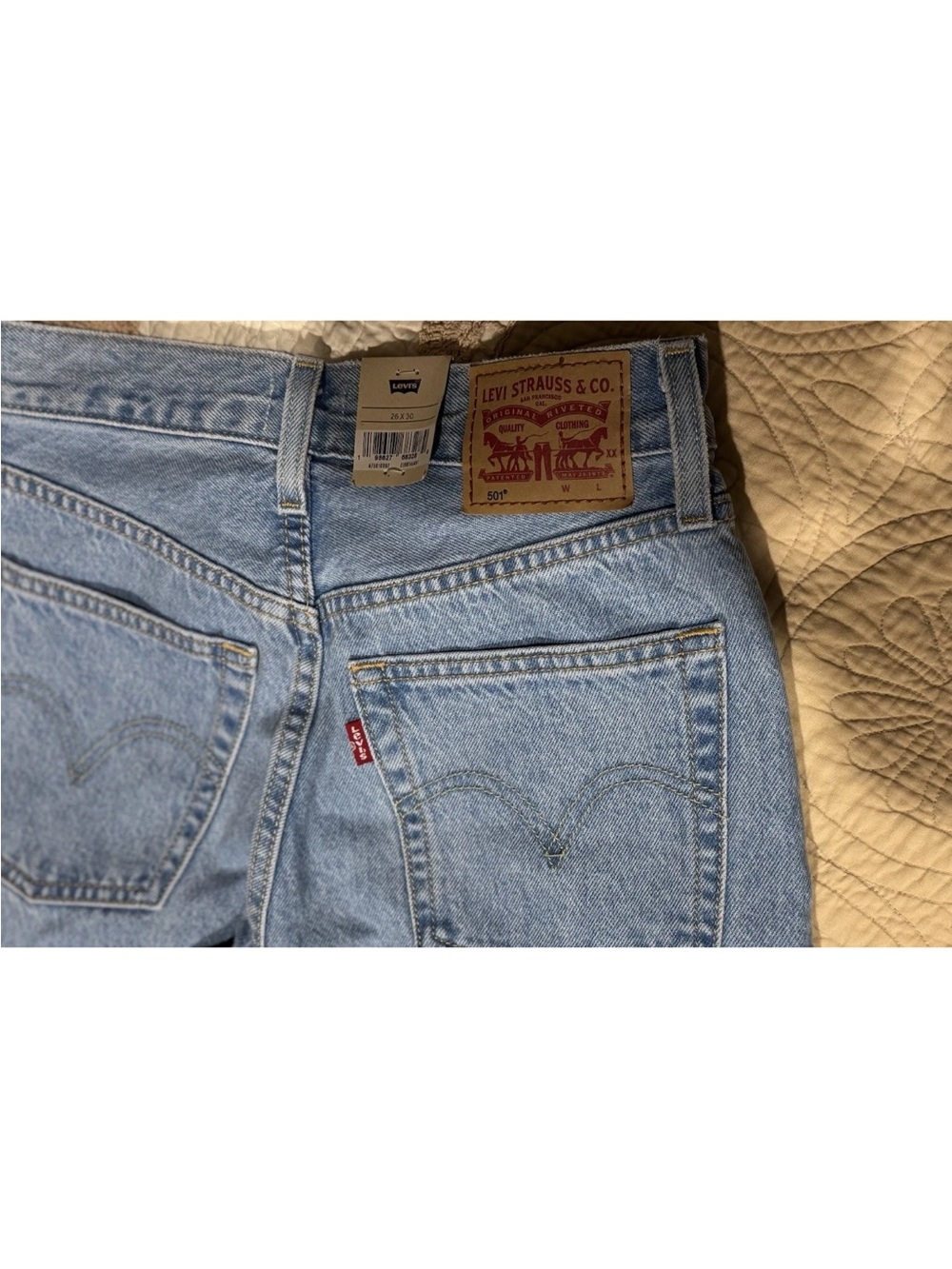 Levi's 501 Original Chaps Straight
Leg High Rise Jeans NWT 26x30
Western - Picture 6 of 11